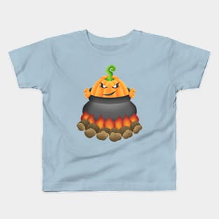 Pumpkin Monster Kids T-Shirt